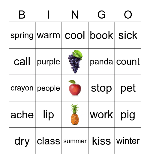 PRACTICE DAY 10 Bingo Card