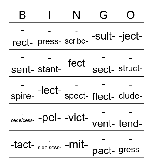 Bases Bingo Card