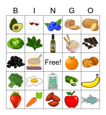 Heart Healthy Bingo Card