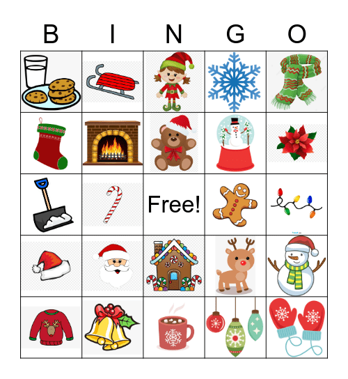 Holiday Bingo Card