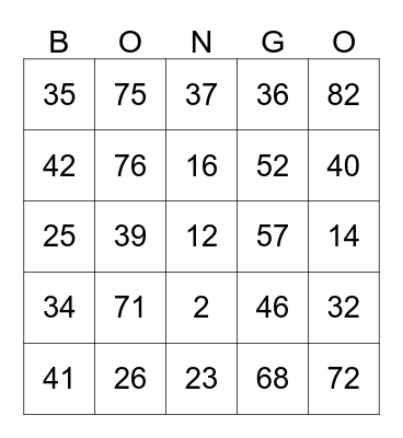 Spielmannszug TV Deutsche Eiche Bilshausen Bingo Card