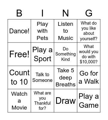 Thanksgiving Bingo! Bingo Card