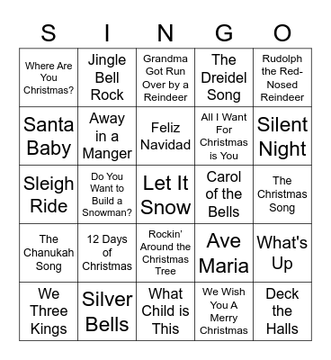 Life.Church Online Singo Challenge Bingo Card