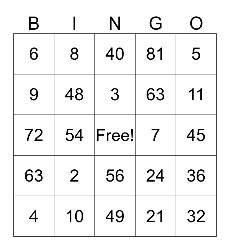 multiplication-and-division-facts-bingo-card