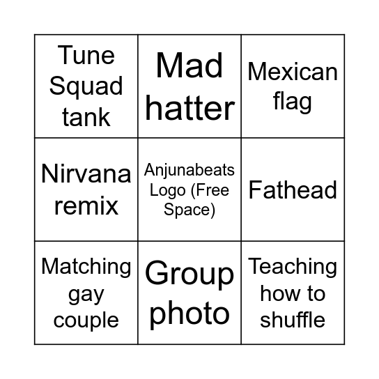 Dreamstate Bingo Card