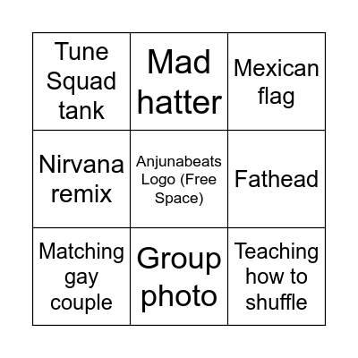 Dreamstate Bingo Card