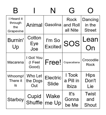 Party Essentials Bingo Card