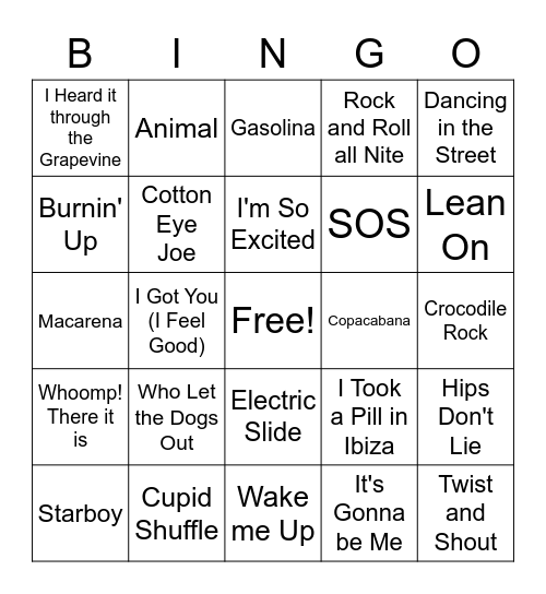 Party Essentials Bingo Card
