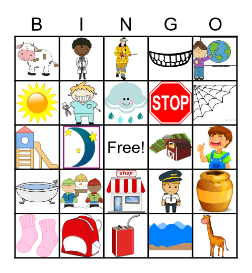 Question Bingo Card