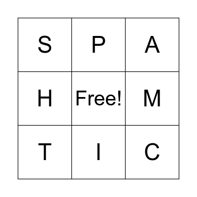 Beginning Sounds Bingo Card