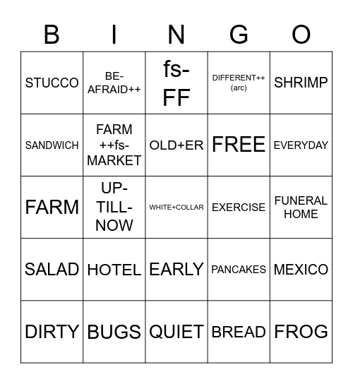 Unit 9 (9.1-9.8/11) Bingo Card