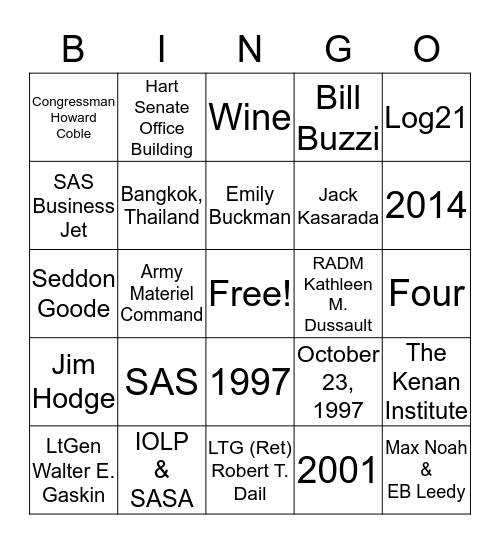 IDBingo Card