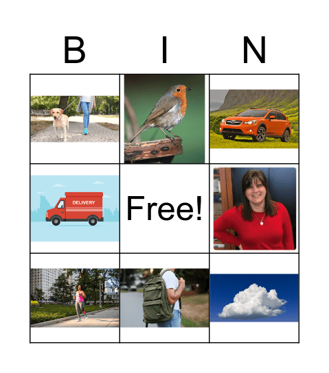 Sitting in The Car Bingo Card