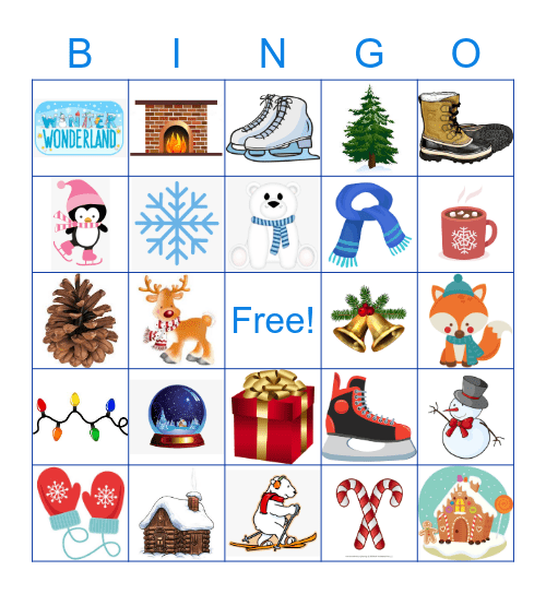 WINTER STAFF BINGO Card