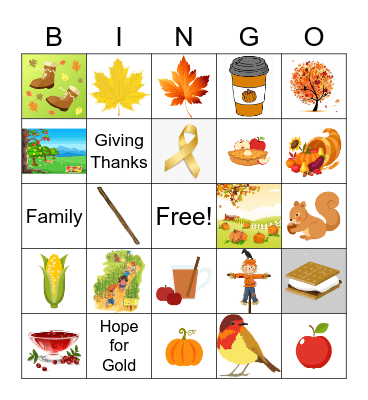 FALL BINGO Card