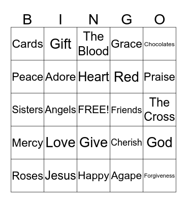 LOVE  IS  IN  THE  AIR Bingo Card