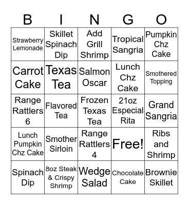 PPA Bingo Card