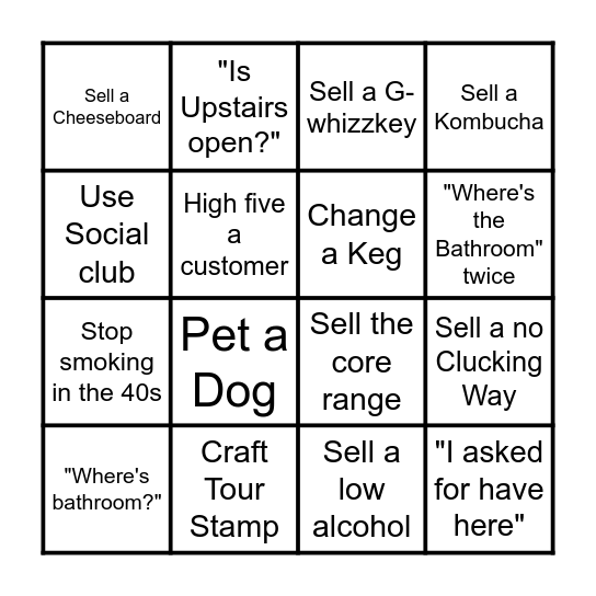 FF BINGO Card