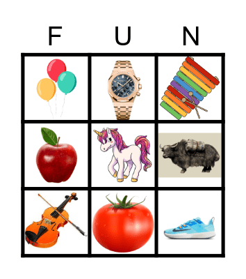 VEDIKA BIRTHDAY Bingo Card