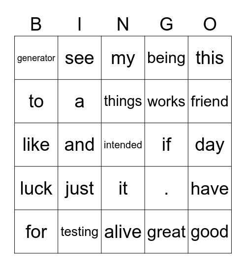 dfgdfgdgd Bingo Card