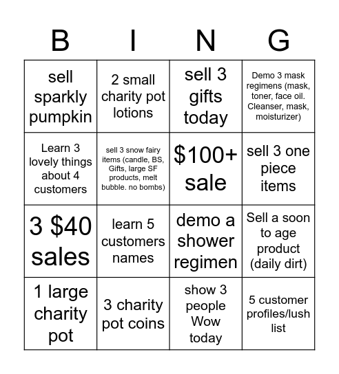 HOLLA-DAYS BINGO Card