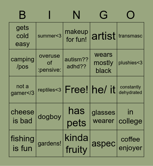 Ylli Bingo Card