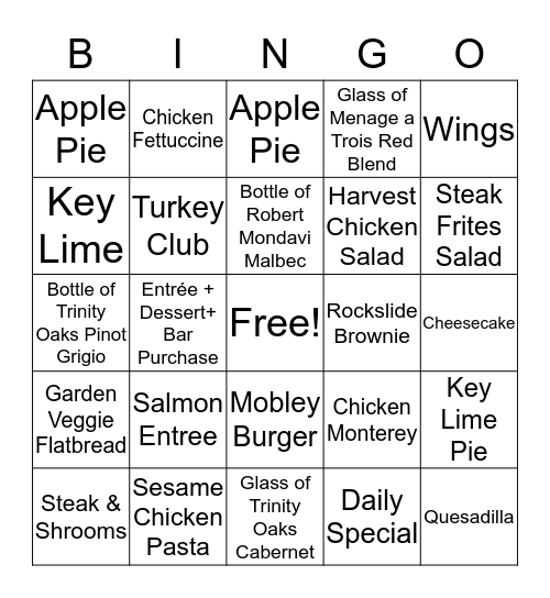 UPSELL EVERY TICKET Bingo Card