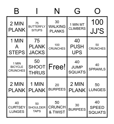 CHRISTMAS BINGO Card