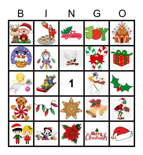 Christmas Bingo Card