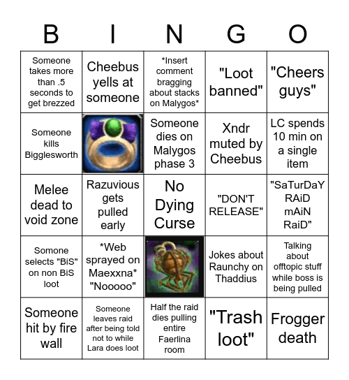 <POWER> NEO BINGO Card