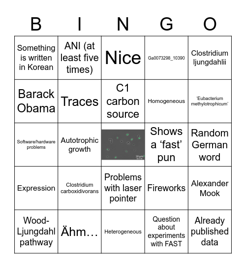 Max Flaiz: 10th anniversary seminar Bingo Card