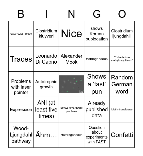 Max Flaiz: 10th anniversary seminar Bingo Card