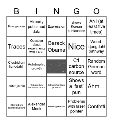 Max Flaiz: 10th anniversary seminar Bingo Card