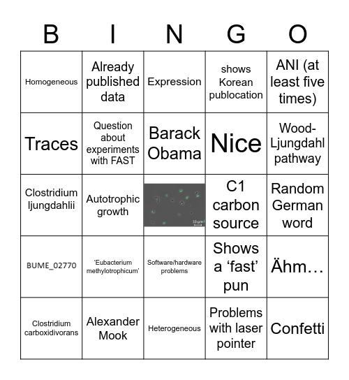 Max Flaiz: 10th anniversary seminar Bingo Card