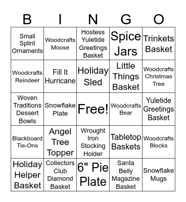 BASKET Bingo Card