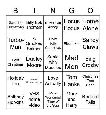 Holiday Trivia Bingo 2022 Bingo Card