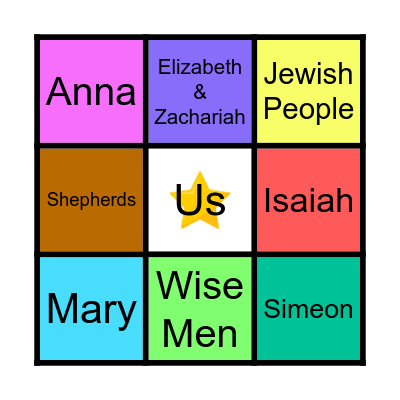 Waiting for God Bingo Card