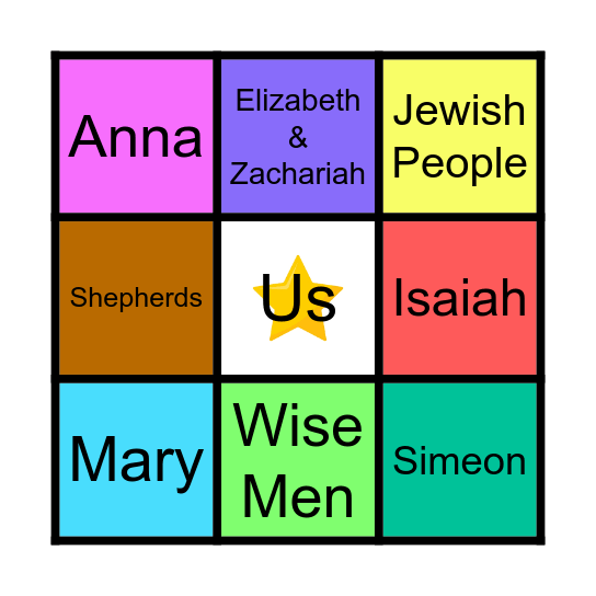 Waiting for God Bingo Card