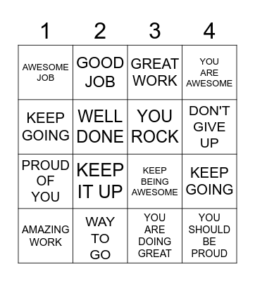 GRADE 3 PE Bingo Card