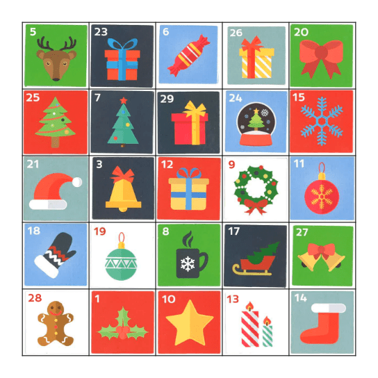 Christmas Bingo Card