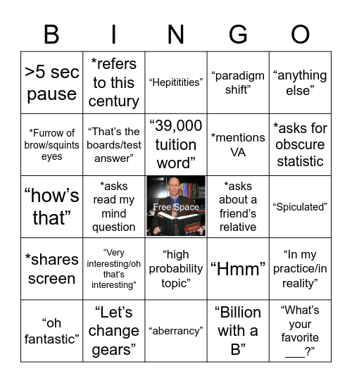 Neumeisterisms Bingo Card