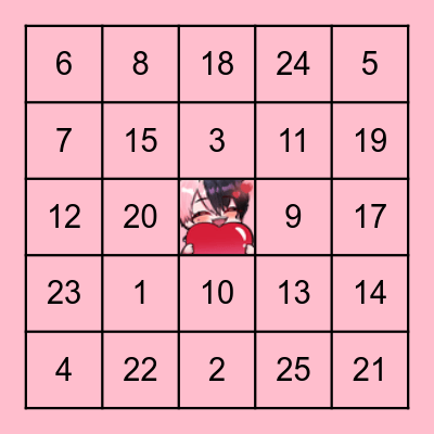 Maki Bingo!! Bingo Card
