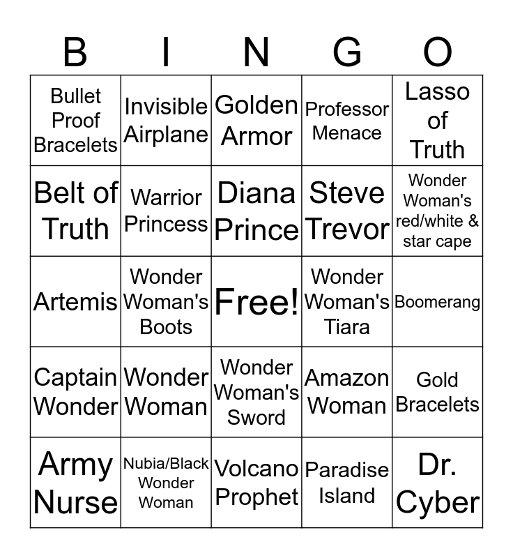 1 Wonder Woman rot Bingo Pinseln für Bingo Tickets 