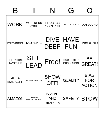 ICE BREAKER Bingo Card