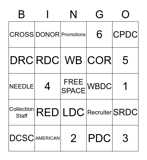 b Bingo Card