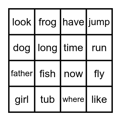 Vocabulary Volcano Review Bingo Card