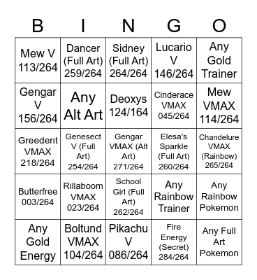 Fusion Strikes Bingo Bounty! Bingo Card