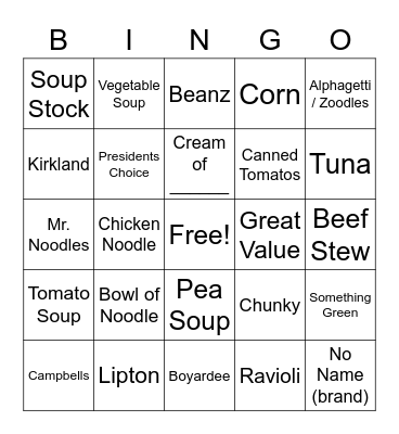 REV Hub Serve Bingo Card