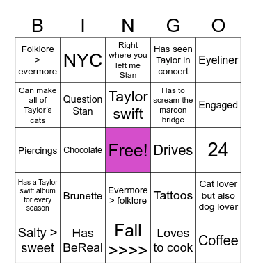 @thatlavendahaze Bingo Card