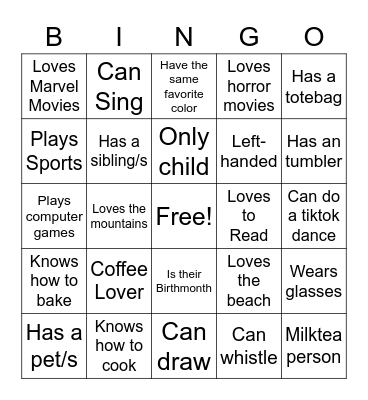 CYA General Assembly Bingo Card
